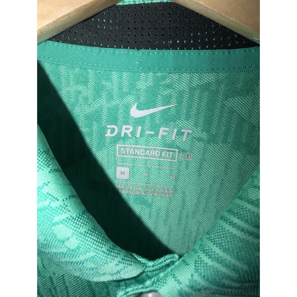 Nike Dri Fit Vapor Golf Polo Green Camouflage Men's M BV0478 Short Sleeve Shirt - Picture 3 of 8